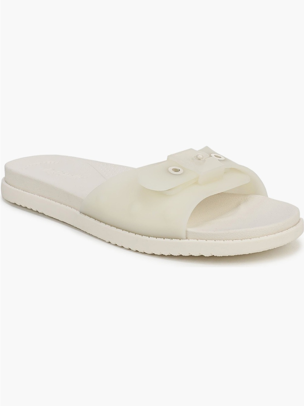 Classic Slide Sandal in Off-White